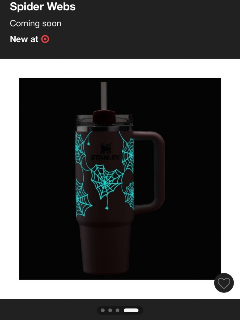 NEW Stanley 30 oz Quencher H2.0 — Pink Sugar Spider Webs | Halloween 2026 🎃 - Picture 10 of 10